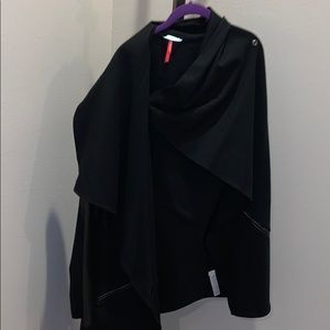 Black buttoned up jacket